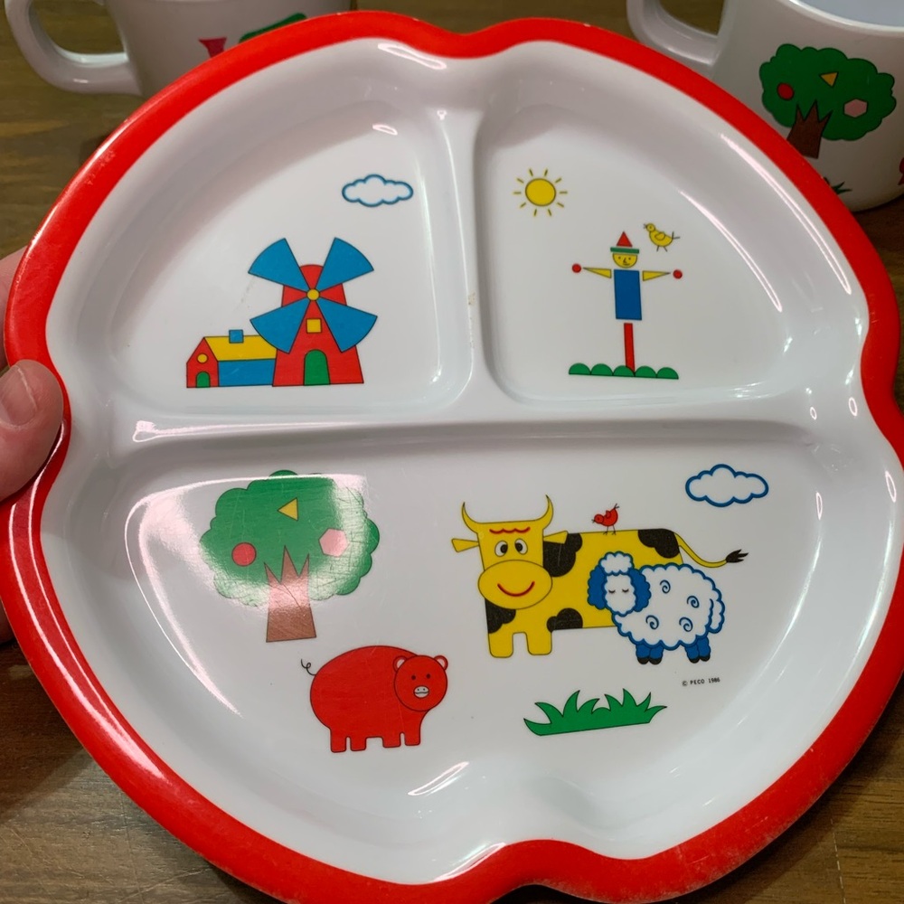 Vintage Peco Children's Dish Set - Picture 2 of 12